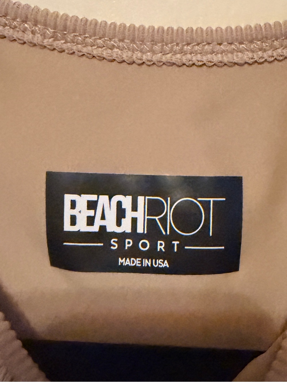 Beach Riot Anna Ribbed Tank Bra Top M - Picture 8 of 9